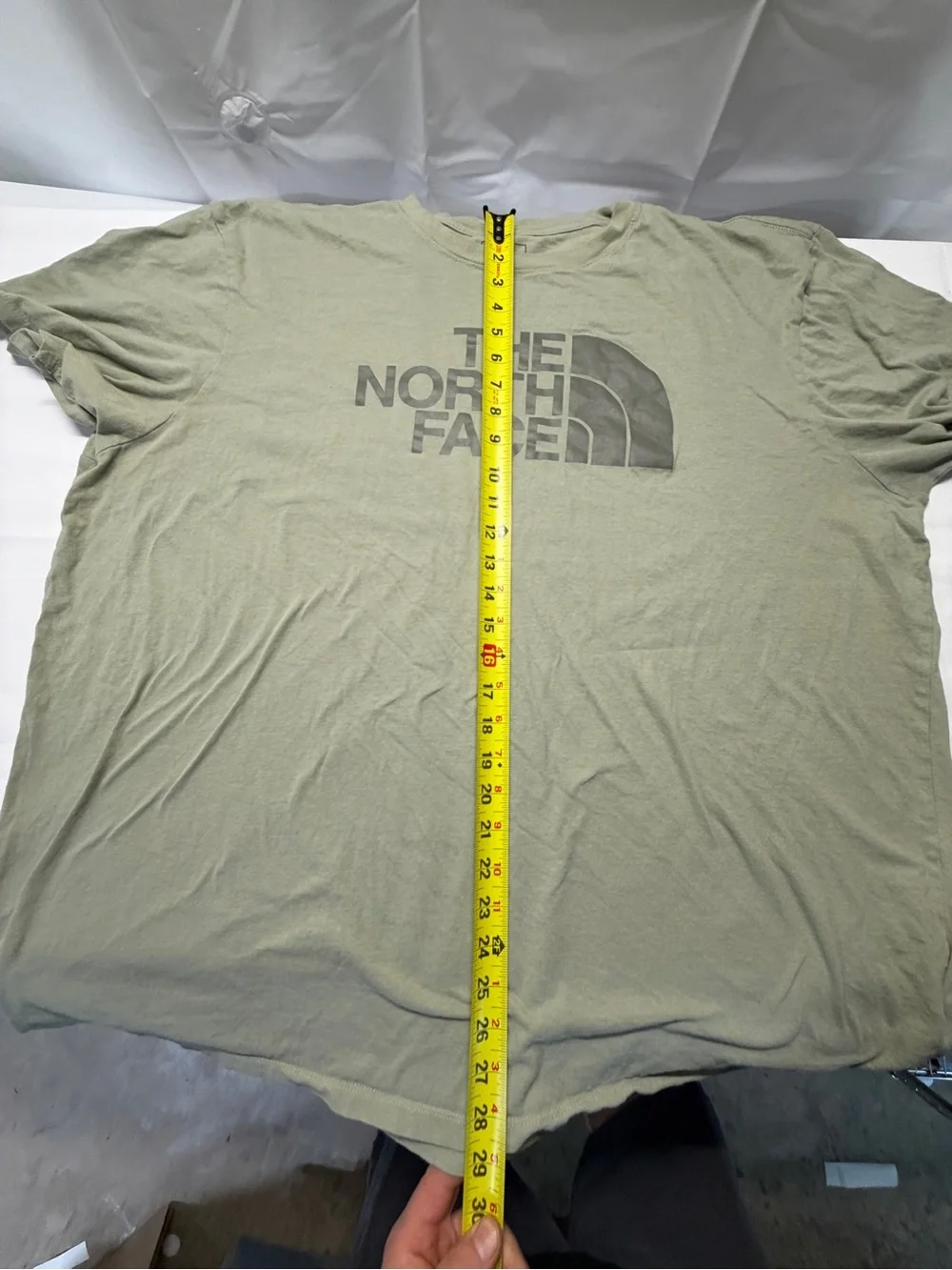 The‎ North Face Olive Green Long Sleeve Graphic Tee